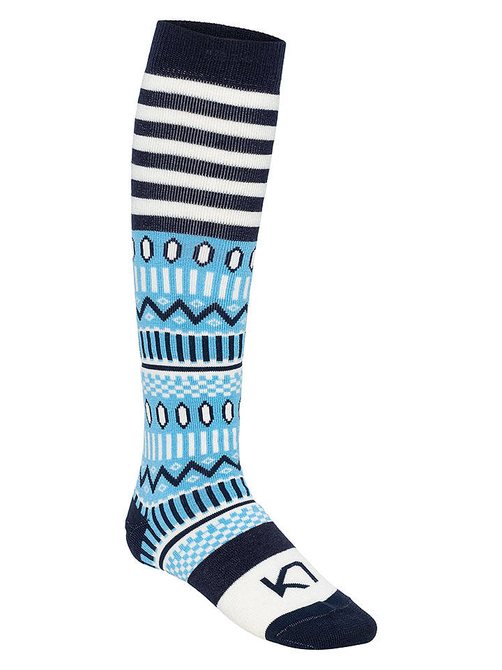 KARI TRAA Socken "Åkle" in Hellblau - 36/37