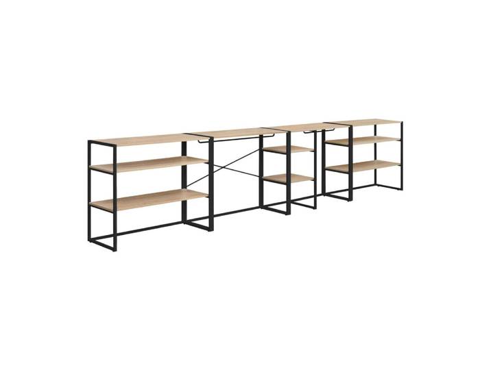 Lot de 4 portants vêtements sous combles modulables 400x85cm