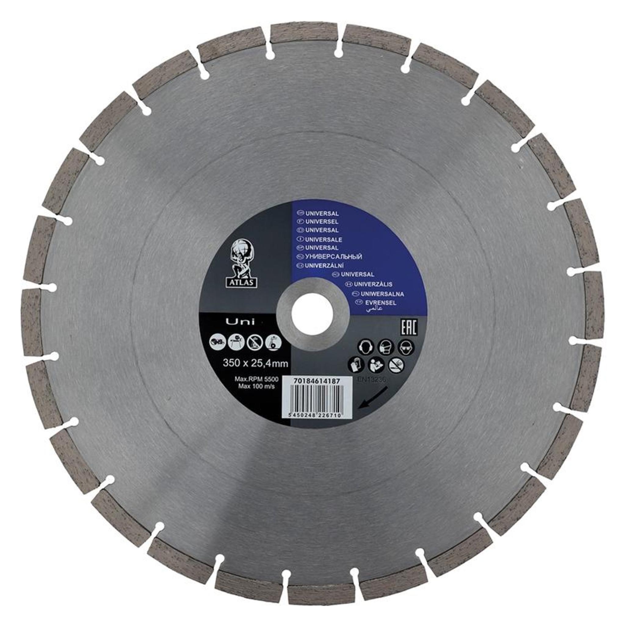 Magni Norton Clipper 70184614187 Diamantblatt für TS Atlas Uni 350 mm (5450248226710)