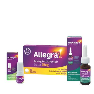 Kombiset Allegra + Nasallegra Optilegra 1 St Kombipackung