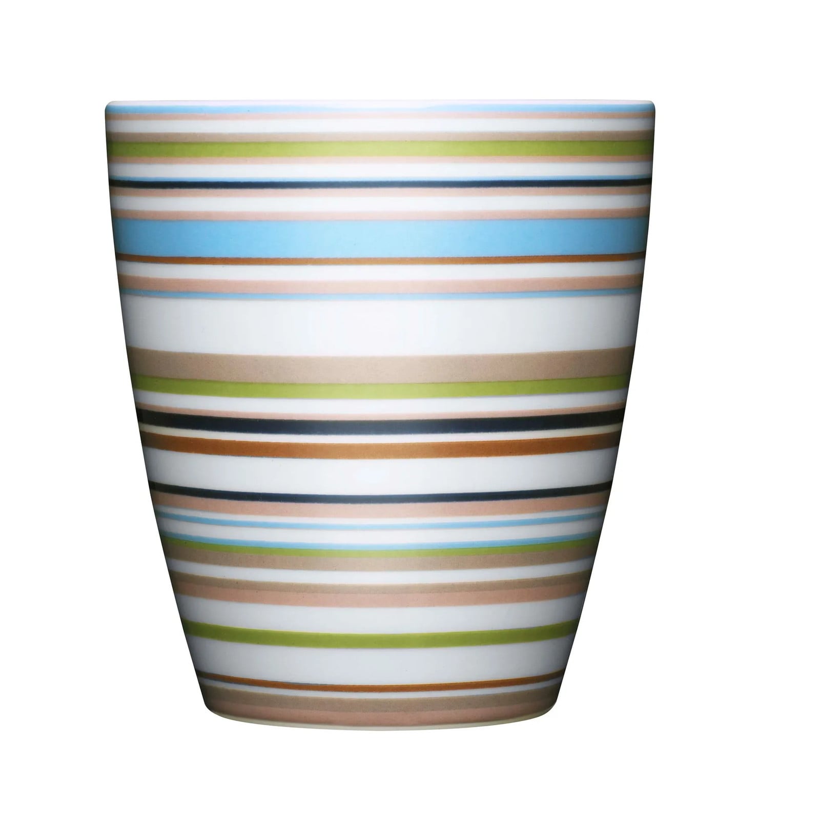 Iittala Origo mok beige met gestreept patroon