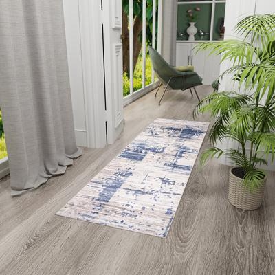 Everyday Chic by HGTV Soft Flannel Zero Pile Printed Non-Slip Machine Washable Indoor Area Rug