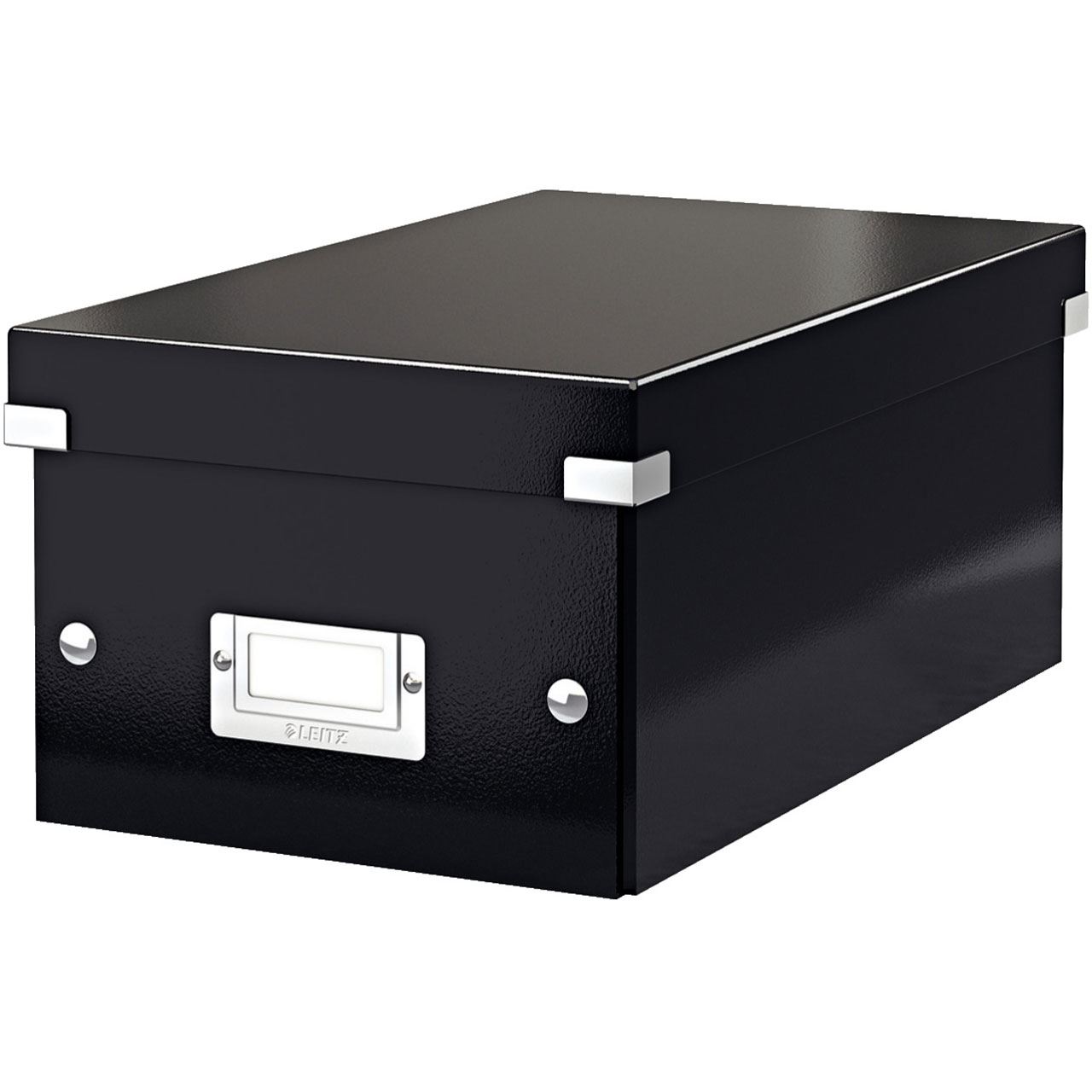 LEITZ CD-/DVD-Box Click & Store schwarz, 1 St.