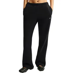 Nike Studio Fleece Damen Trainingshose Total Black/Sail - S