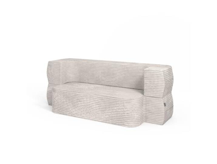 VitaliSpa Sofa Lille, Beige, 190 cm mit Schlaffunktion, geeignet für den täglichen Gebrauch und kombinierbar mit Sofaelementen