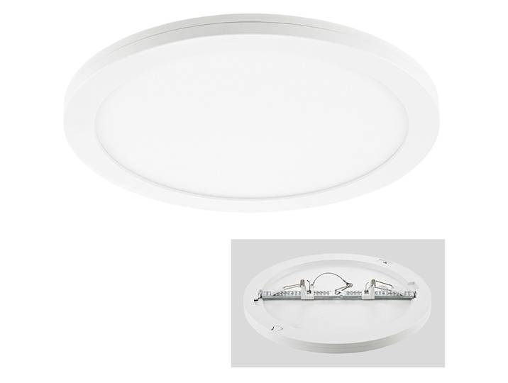 Deckenlampe Apache weiss Acrylglas 3000 lm B 33 cm - LED - Lichtfarbe: Warmweiss - Tageslichtweiss - LED Energiesparlampen