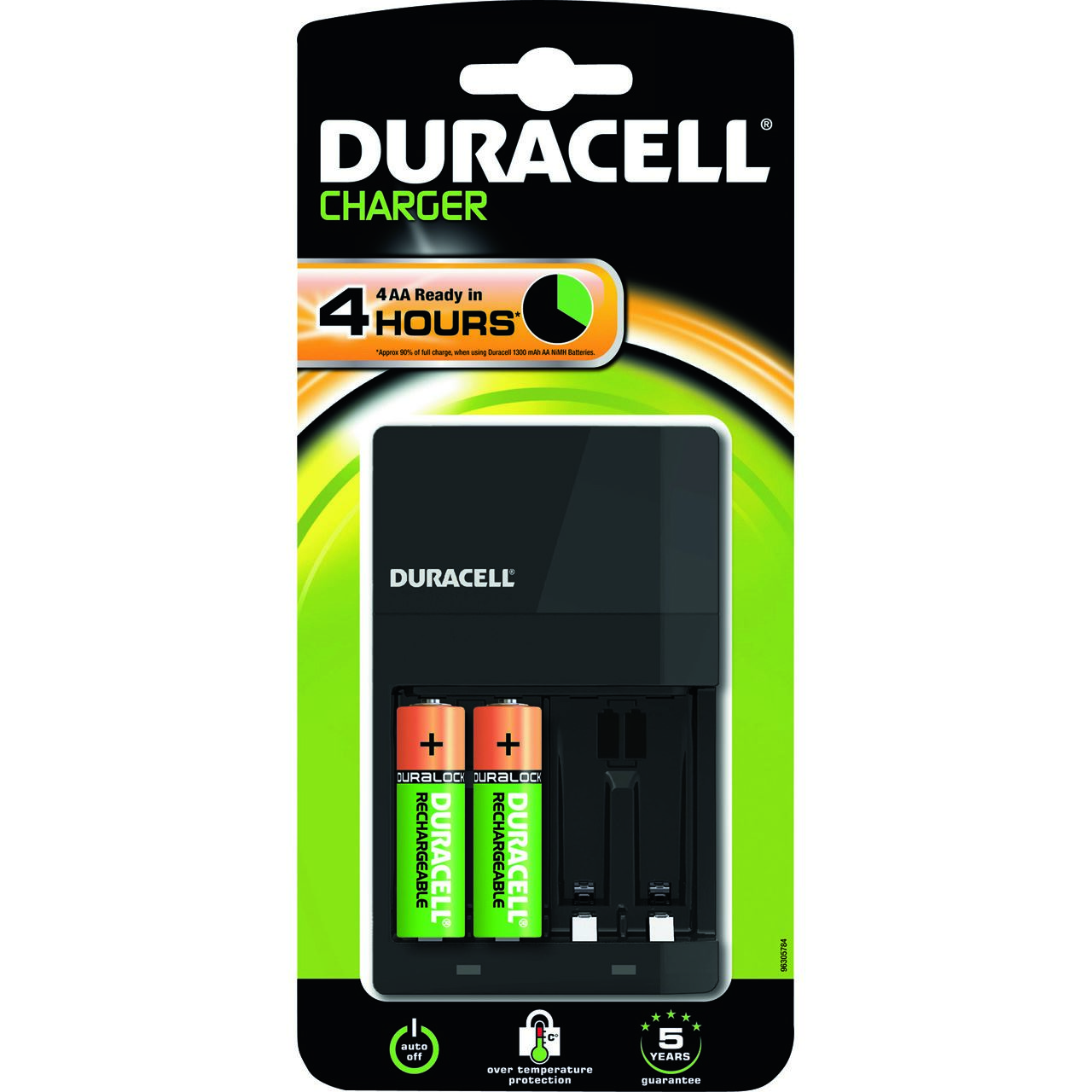 Duracell Ladegerät CEF14 inkl.2xAA 1300mAh 2x AAA 750mAh
