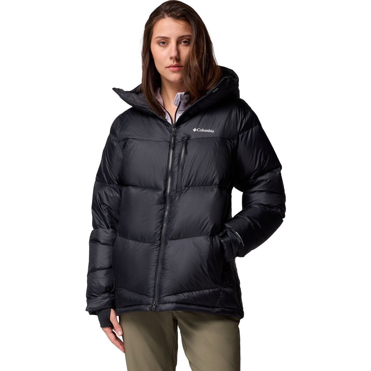 Columbia Women's Cloudview Down Hooded Jacket black (010) XS 213353-2133531-010-XS