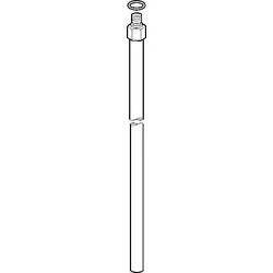 Hansa Anschlussrohr M8 x 1 d:10 mm 480 mm 59914009 10 mm, L=480