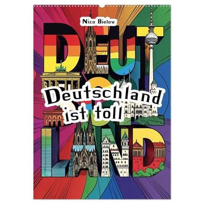 Deutschland ist toll (Wandkalender 2027 DIN A2 hoch), CALVENDO Monatskalender