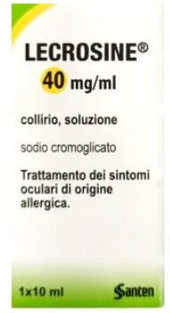 Lecrosine Collirio 40 mg/ml 10 ml