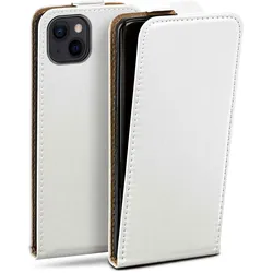 moex Flip Case iPhone 13 Klapphülle Leder Optik