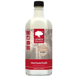 Leinos Hartwachsöl 290 Doppelweiß - 0,25 l Flasche