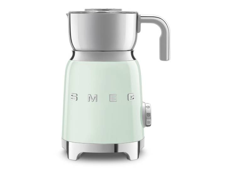 Mousseur à lait / chocolatière vintage vert d'eau smeg