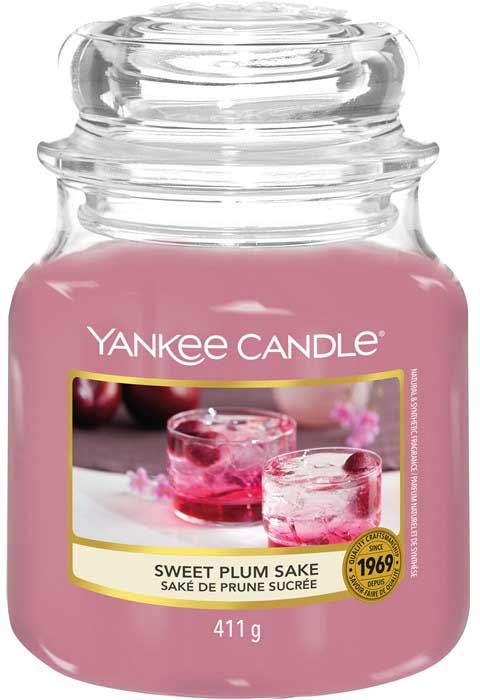 Yankee Candle Sweet Plum Sake Duftkerze 411 gr 411 gr