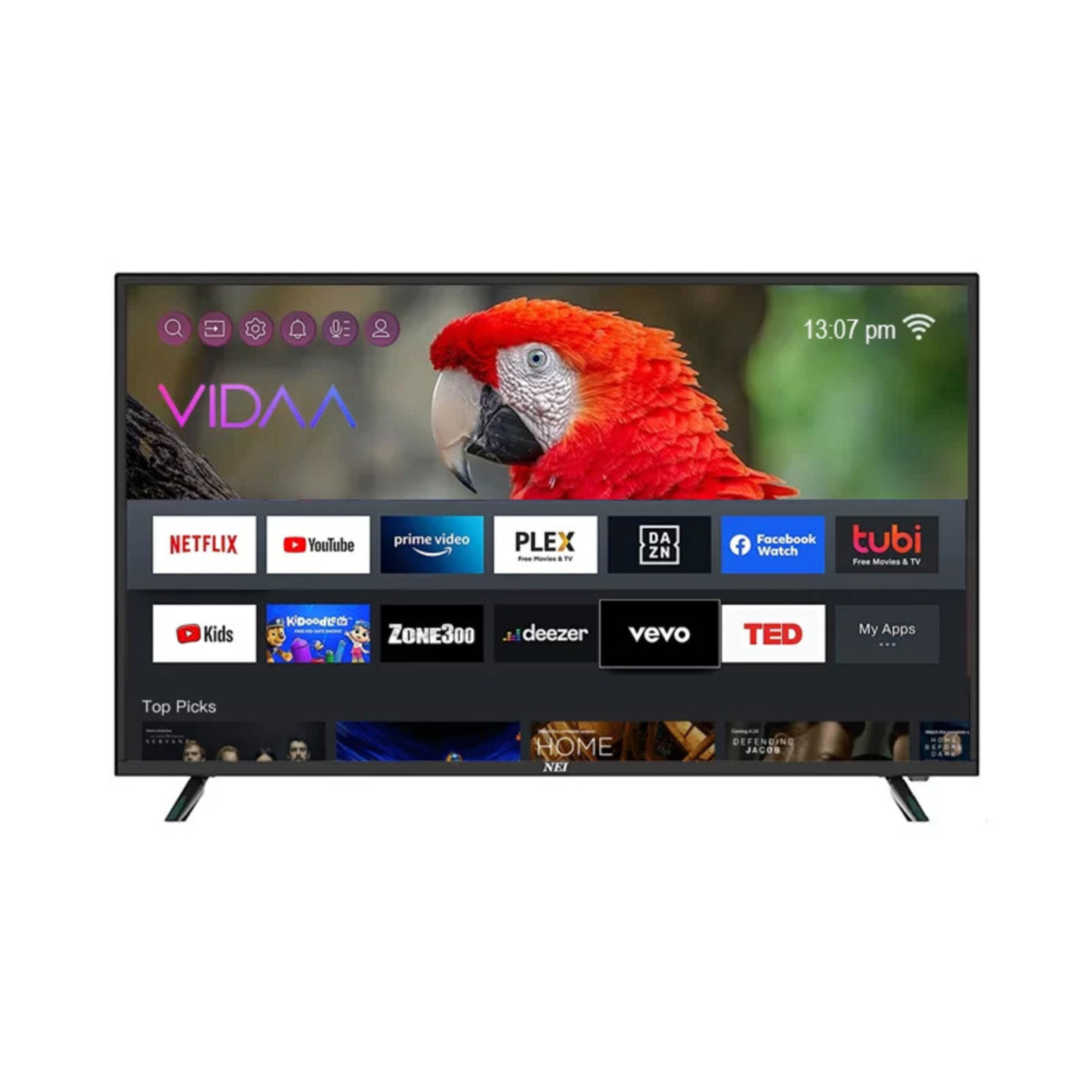 LED TV NEI 43NE6900, 109cm, CI+ Schacht, WLAN, Ultra HD 4K, Smart, schwarz,