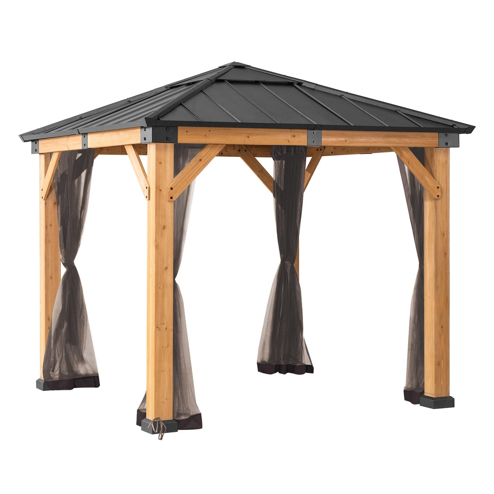 Sunjoy Netz für Zedernholz Gazebo 273cm x 273cm