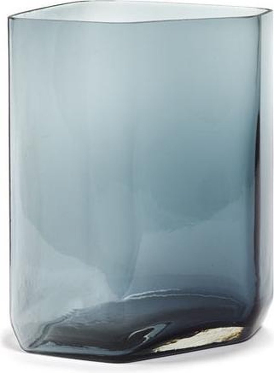 Serax Silex vaas Smokey Blue Hoogte: 33 cm