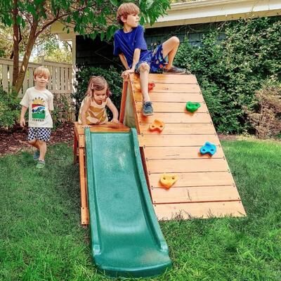 Avenlur Palm - 5-in-1 Outdoor and Indoor Playground Playset - Natural