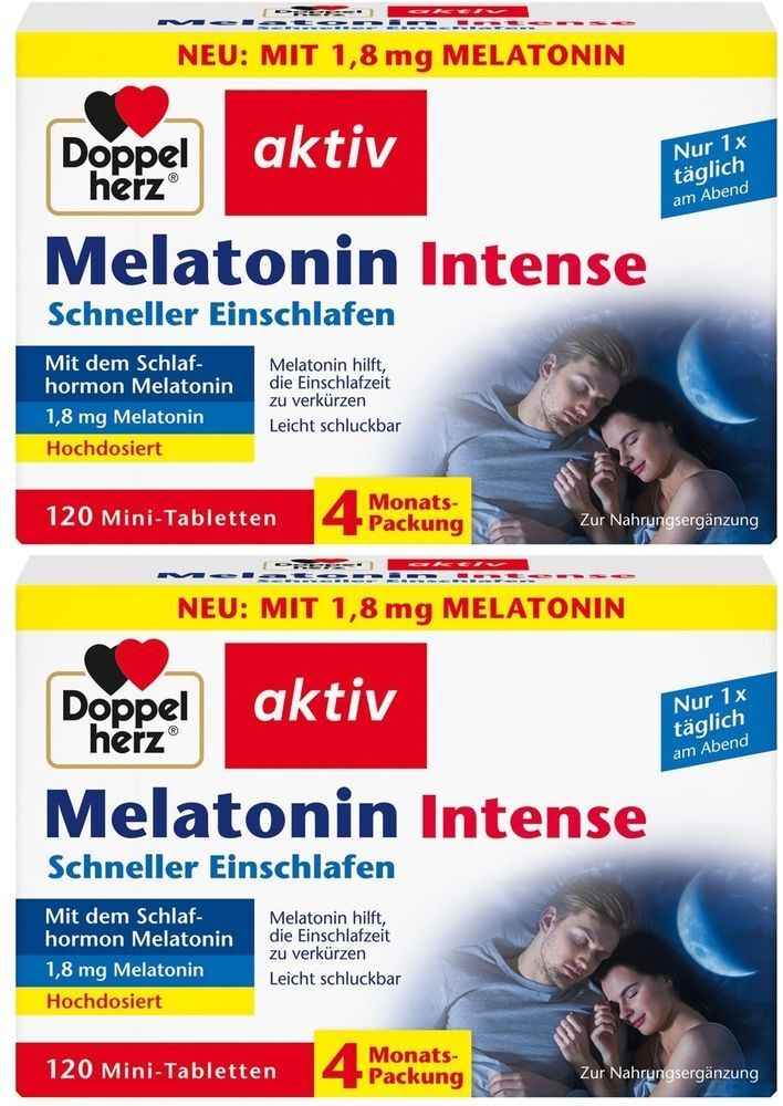 Doppelherz® aktiv Doppelherz Melatonin Tabletten 2x 2x120 St