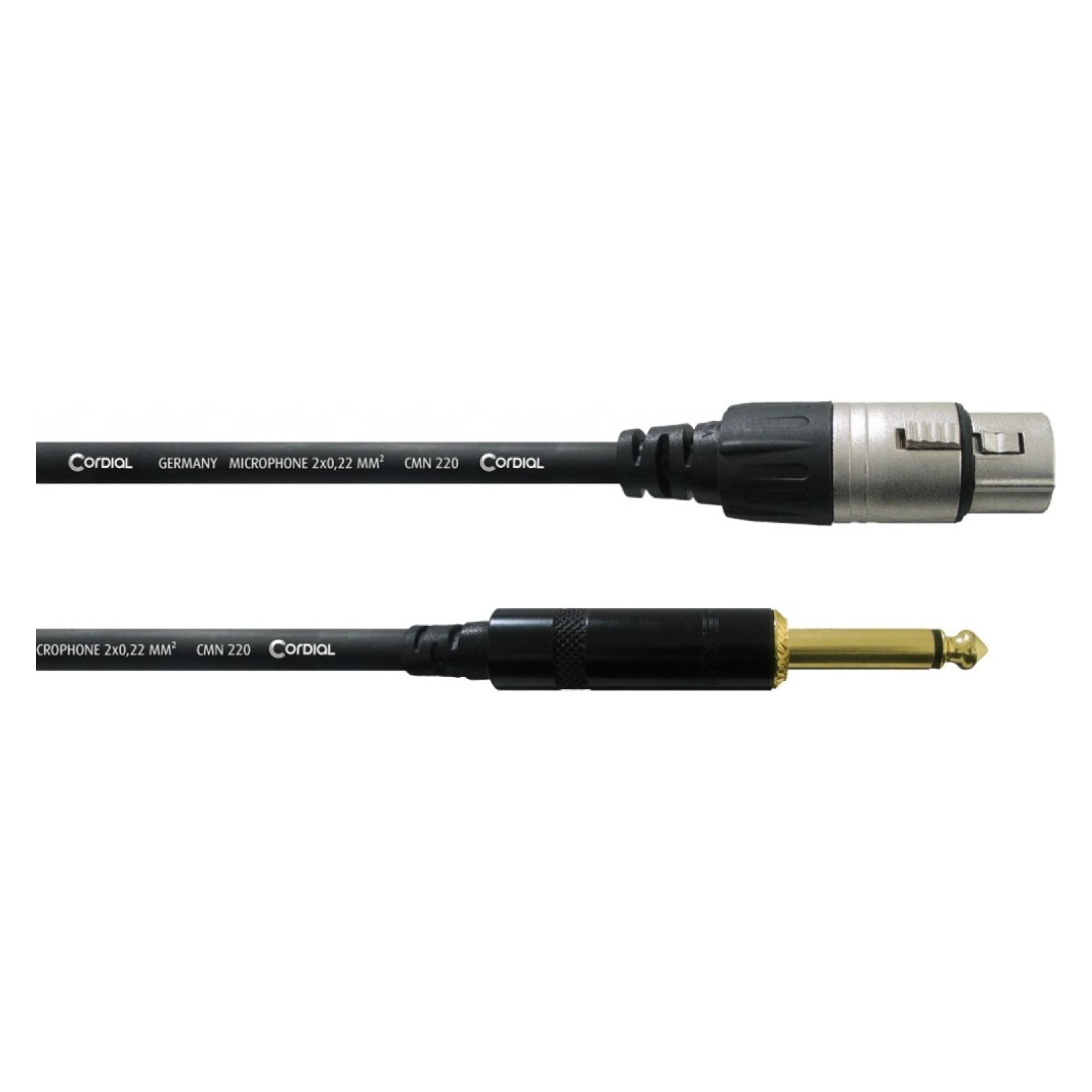 Cordial Ccm Fp (10 m, 6.3mm Klinkenkabel, XLR Kabel) (CCM 10 FP)