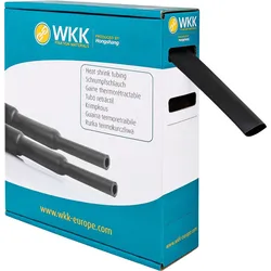 WKK Schrumpfschlauch H-2(Z) box 4.8/2.4 schwarz 10m