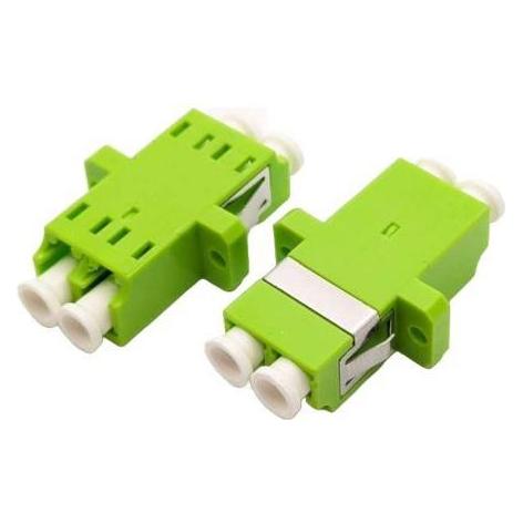 Tecline LWL Kupplung, LC/LC Duplex, OM5, limettengrün (20500050)