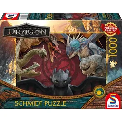 Schmidt Spiele - Drachenzähmen leicht gemacht: Dragons are Real, 1.000 Teile Puzzle
