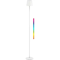 Goobay, Stehlampe, Kabellose LED-Stehleuchte, Grösse XL, 122 cm, RGBW, weiss (260 lm)