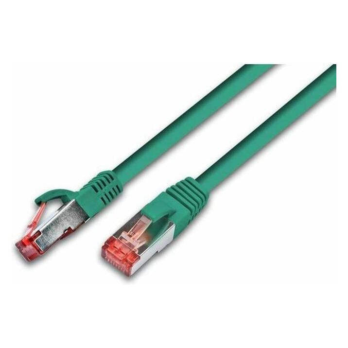 Wirewin Patchkabel: S/FTP, 7.5m, grün (S/FTP, CAT6a, 7.50 m) (PKW-PIMF-KAT6A 7.5 GN)