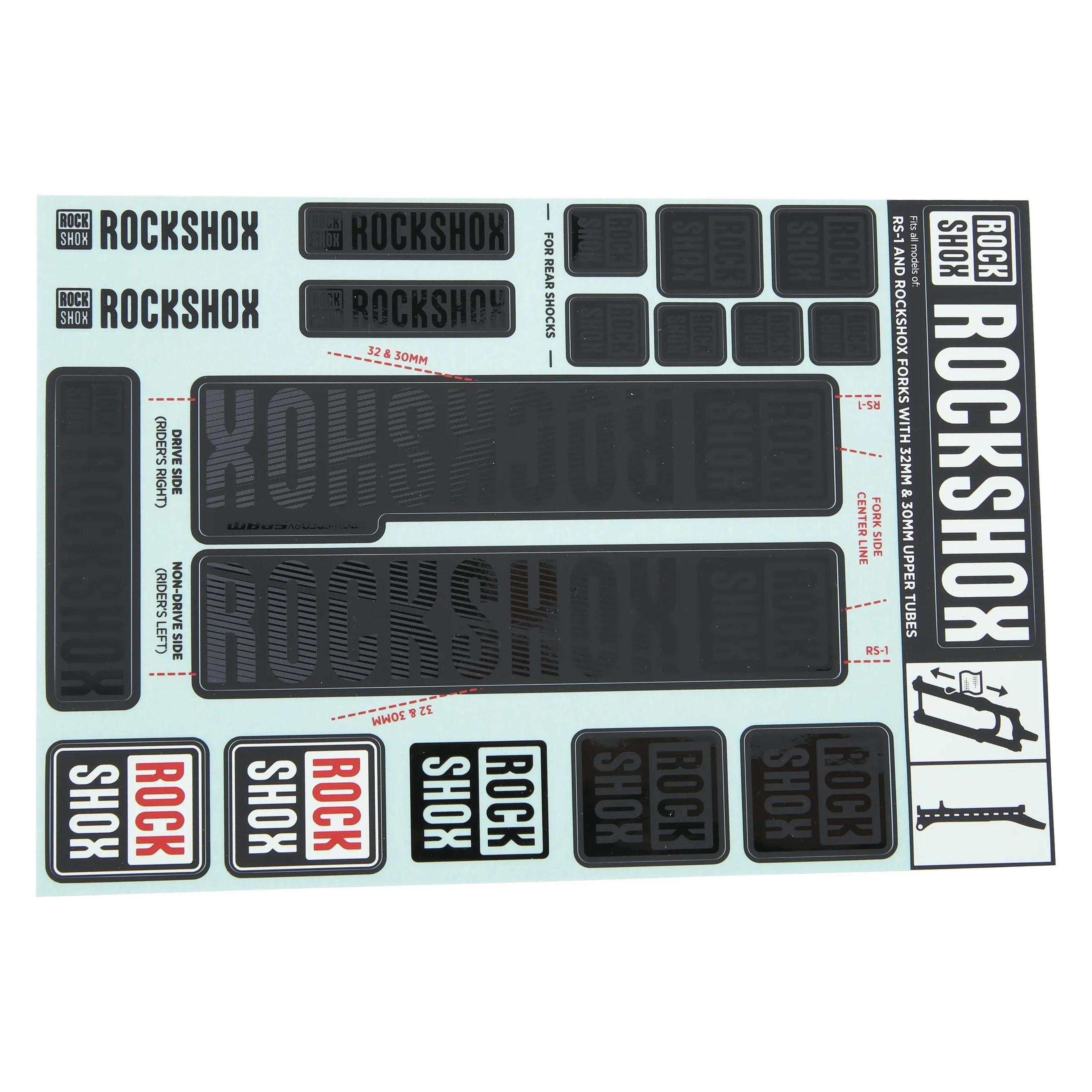 Sram Decal Kit 30/32mm STEALTH-SID/Reba/Recon (11.4318.003.496)