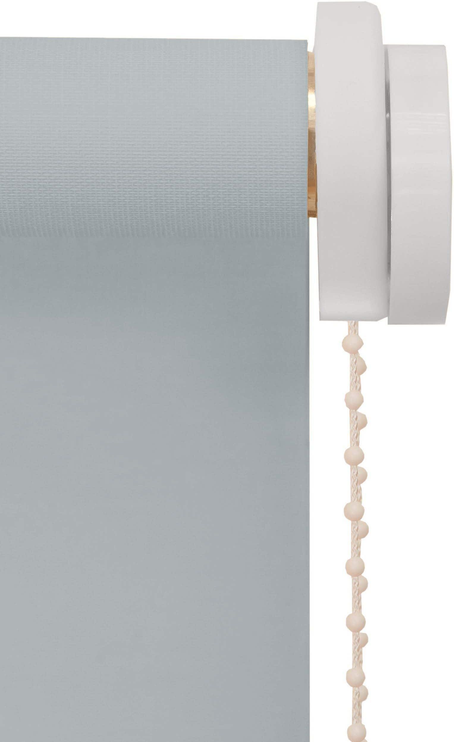 Seitenzugrollo SUNLINES "Eco-Line Upcycling", grau, B:92cm H:220cm, Kunststoff, Metall, Polyester, Rollos, Seitenzugrollo