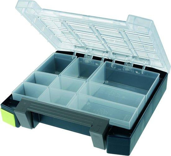 Blauwe Assortimentskoffer Model 55 met Inzetstukken van Polycarbonaat Plastic