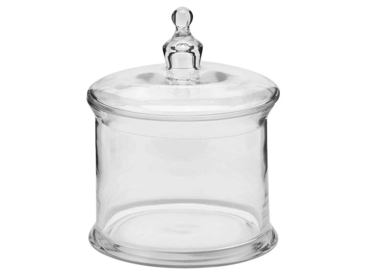 Bonboniere Zylinger Kristallglas H: 28 cm Edg