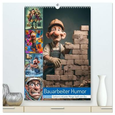 Bauarbeiter Humor (hochwertiger Premium Wandkalender 2027 DIN A2 hoch), Kunstdruck in Hochglanz