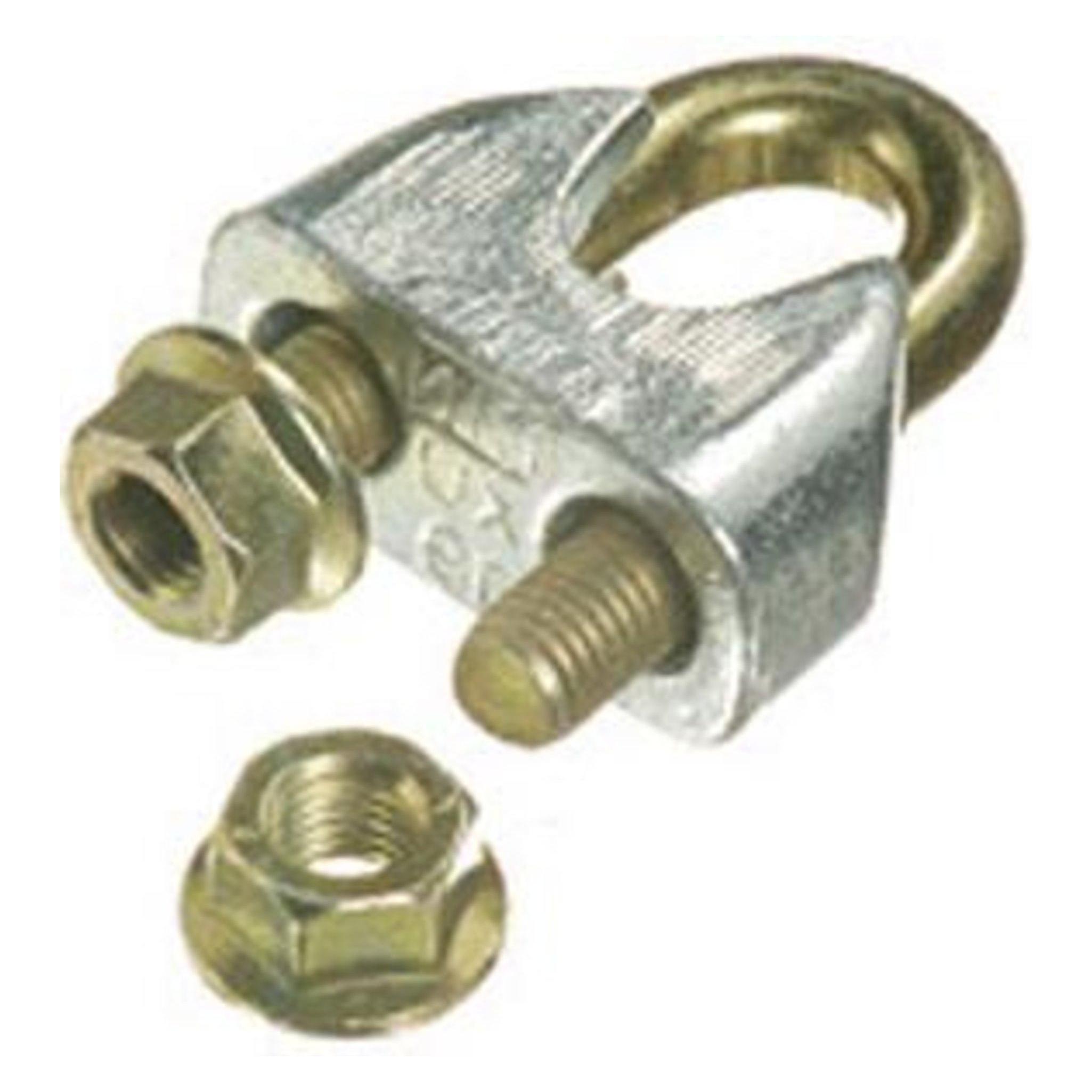 Pösamo Drahtseilklemme Psamo 8 mm Stahl verzinkt 10 Stck (4011645052626)