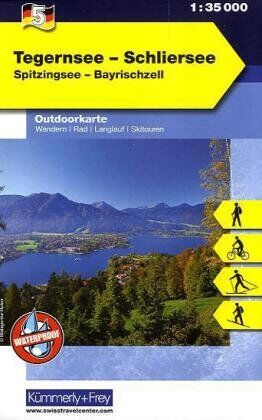 Kümmerly + Frey - Outdoorkarte 04. Tegernsee - Schliersee 1 : 35.000: Spitzingsee - Bayrischzell - Preis vom 15.10.2026 23:06:25 h