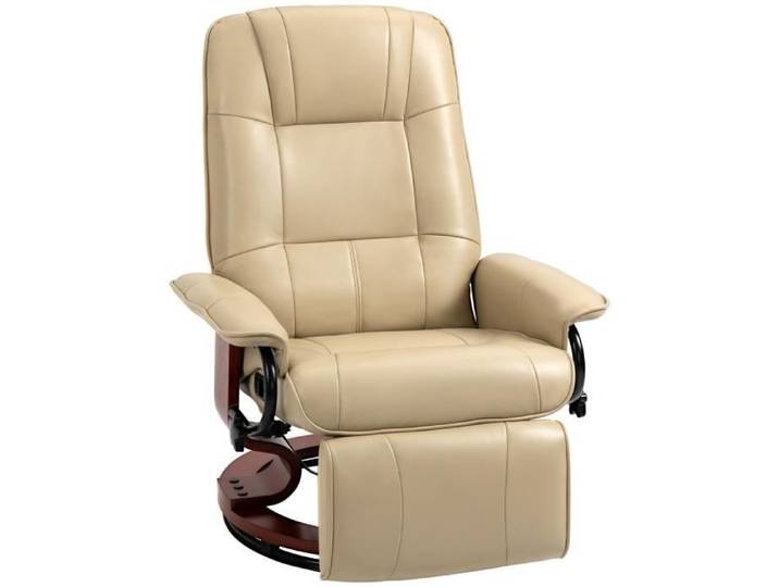 Fauteuil relax inclinable MATHILDE crème
