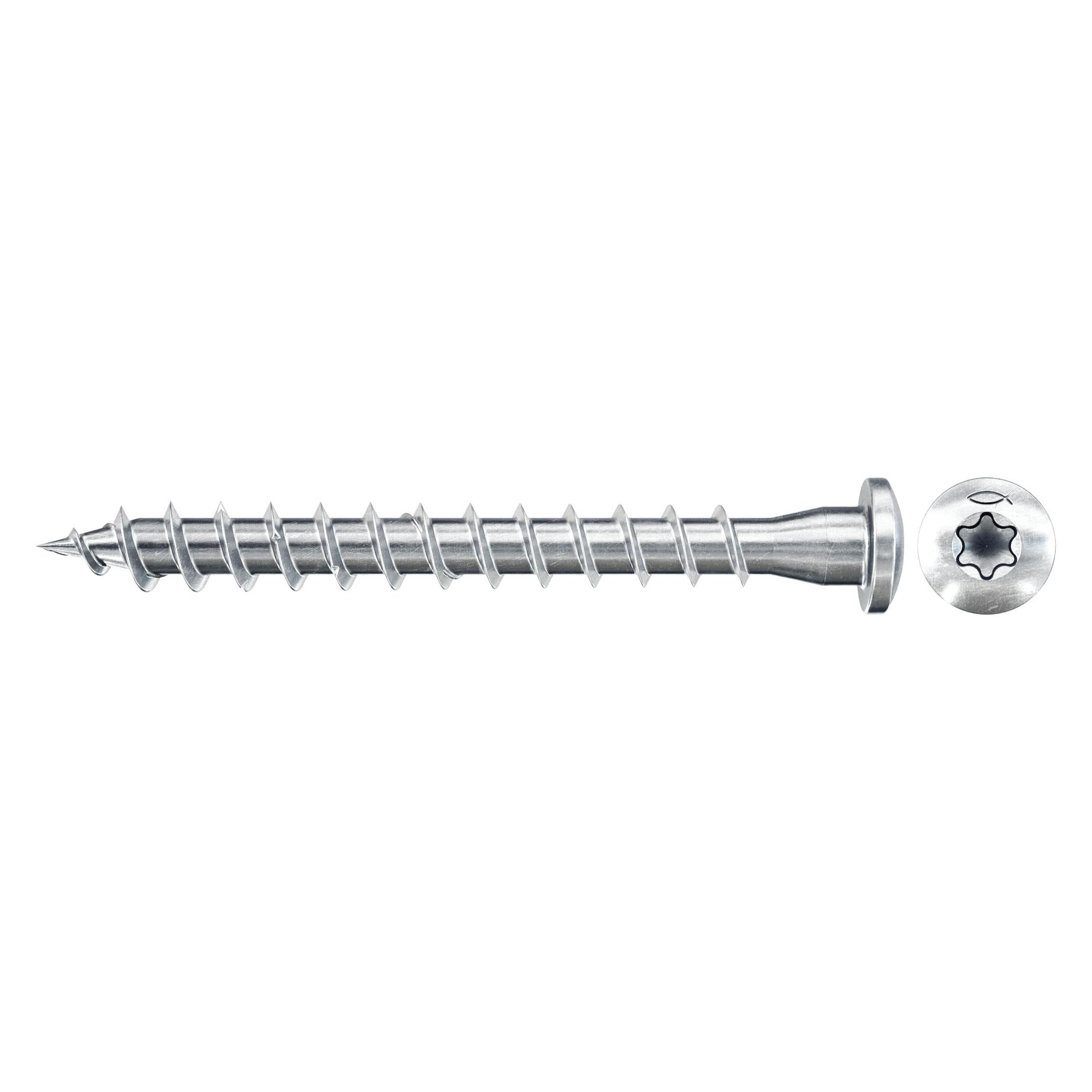Fischer Holzverbinder Schraube Pan-Head 5x50 mm, 200 Stück (652881)