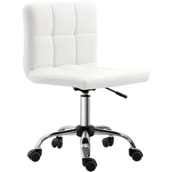 BÜROSTUHL, Ergonomischer Schreibtischstuhl ohne Armlehne für Büro, Kunstleder