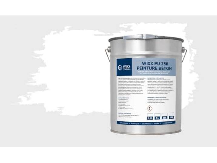 Wixx PU 250 Betonverf Buiten en Binnen - Wit - 10L