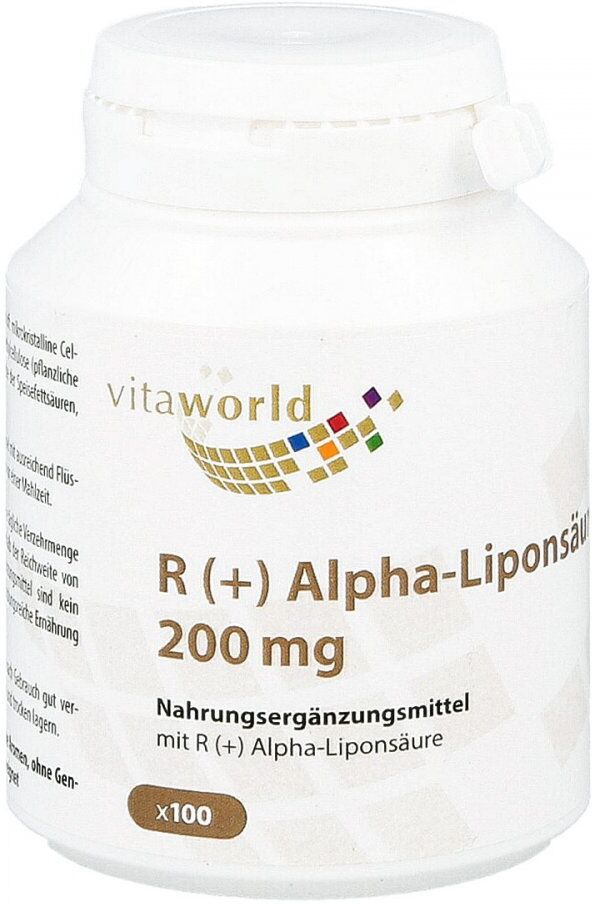 Vita-World Alpha Liponsäure 200 R+ Kapseln 100stk