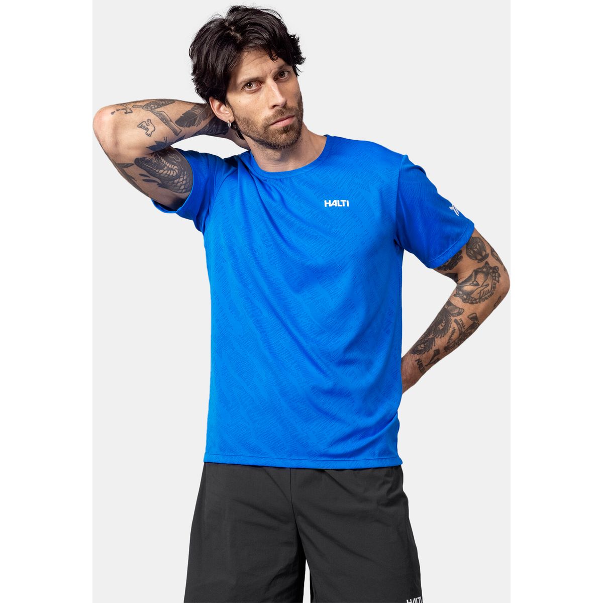 Halti Oulanka M T-shirt electric blue lemonade (G34) L 086-0888-G34-L