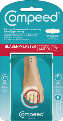 Perrigo Deutschland GmbH COMPEED Blasenpflaster an den Zehen 8 St 05995298