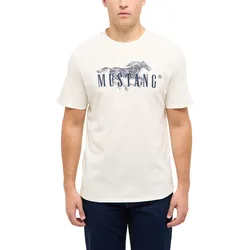 Mustang Herren T-Shirt AUSTIN - Regular Fit - 1017645-4136 Dark Sapphire - 4XL