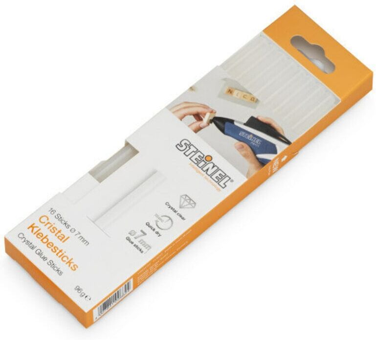 Klebesticks CRISTAL L.150mm Klebepatronen-Ø 7mm 96g STEINEL (006624)