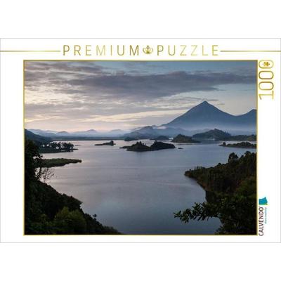 CALVENDO Puzzle Lake Mutanda | 1000 Teile Lege-Größe 64x48cm Foto-Puzzle für glückliche Stunden