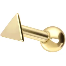 14/18 Karat Gold Ohrpiercing DREIECK