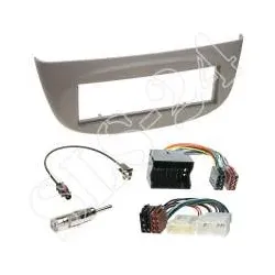 Autoradio 1-DIN Einbaurahmen Radioblende+Adapterkabel Einbauset für Renault T...