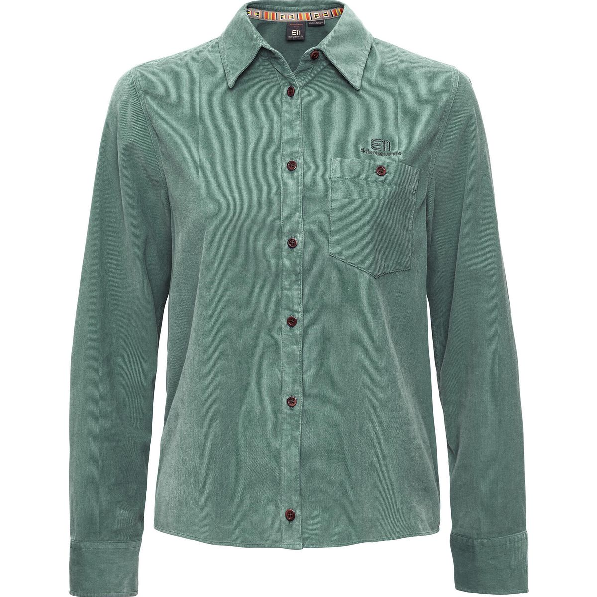 Elevenate Women Estate Cord Shirt sea green (724) S 227-24724003